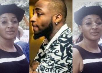 Davido shares a throwback photo of her late mother