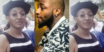 Davido shares a throwback photo of her late mother