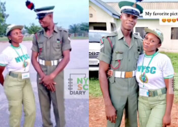 NYSC Love Story: Corps Member Falls for Platoon Commander at Orientation Camp, Twitter Video Goes Viral