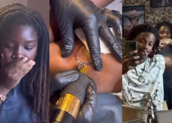 Young Boy Tattoos Bite Mark and Date of Meeting His Love on His Biceps: A Unique Expression of Affection