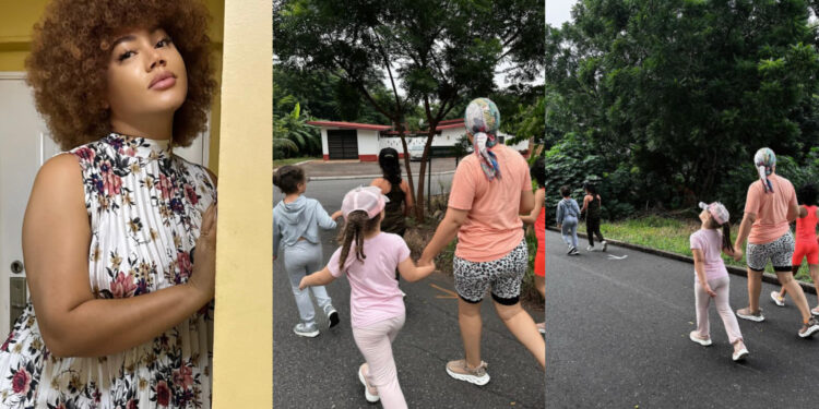 “Fan Asks Nadia Buari Why She Keeps Her Children’s Faces Hidden in Rare Photos”