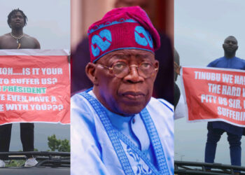 Nigerian Social Activist VeryDarkMan Supports #EndBadGovernance Movement with Bold Gesture