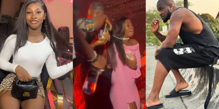 Nigerian Lady Goes so Emotional As Peter P-Square Gift Her Diamond Chain And #10m Cash During His Concert