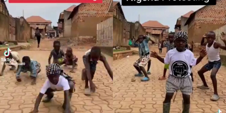 “Watch Ugandan Kids Hilariously Mimic Nigerians Facing Military Force on TikTok “