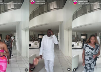Femi Otedola Participates in Dance Challenge with Daughters (Video)