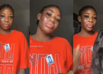 Nigerian Woman Shows Off Expensive Wig Given by Boyfriend After Redesigning of Face