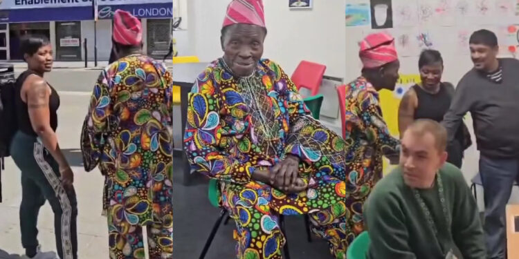 Emotional Journey: 94-Year-Old Nigerian Man Tours Daughter’s Corporate Business in the UK