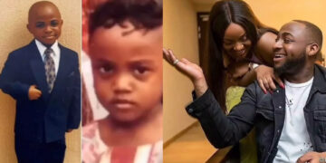 Fans gushes as adorable video of Davido and Chioma as a baby surface the internet
