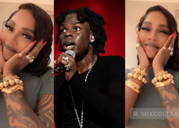 WOW! Singer Tiwa Reacts To Her Name Being Mentioned In Rema’s Song (Video)