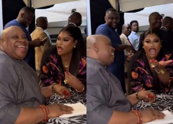 Actress Nkechi Blessing Meets Governor Adeleke, Read What He Told Her (Video)