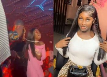 “Second Wife Loading”- Nigerians React After Singer, P-square Did This Shocking Thing To A Lady In A Night Club(Video)