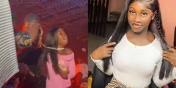 “Second Wife Loading”- Nigerians React After Singer, P-square Did This Shocking Thing To A Lady In A Night Club(Video)
