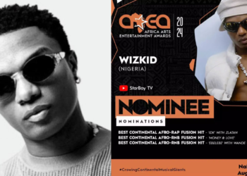 Wizkid Nominated for 7 Categories at 2024 Africa Arts Entertainment Awards in Kenya!