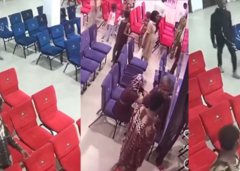 CCTV Captures Man Stealing in a Church located in Port Harcourt