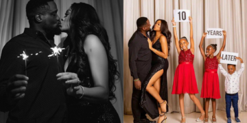 Jude Okoye and Wife Ify Mark 10 Years of Marriage with Heartwarming Photos