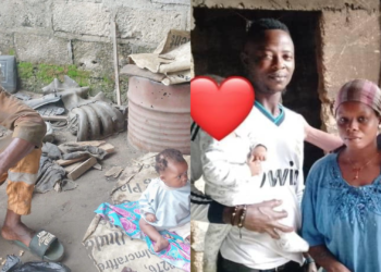 Wife of Calabar Mechanic Who Left Him With Baby Returns After Viral Story Raises Support