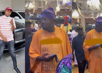 Israel DMW, logistics manager to music icon Davido, attends the funeral service of Chief (Mrs). Florence Saraki, demonstrating his respect and support for the Saraki family