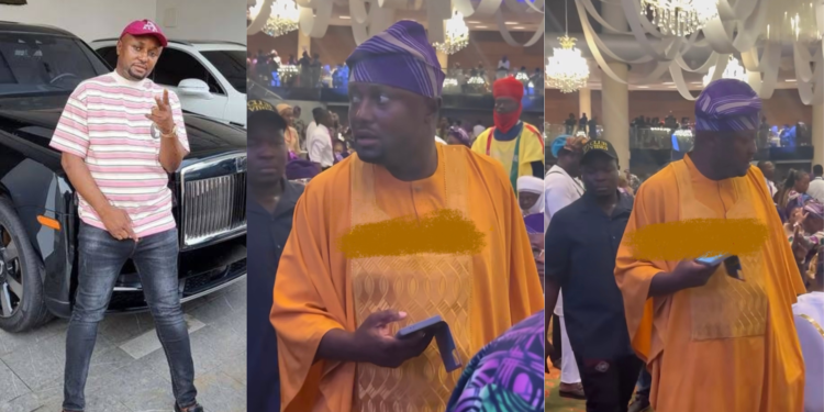 Israel DMW, logistics manager to music icon Davido, attends the funeral service of Chief (Mrs). Florence Saraki, demonstrating his respect and support for the Saraki family