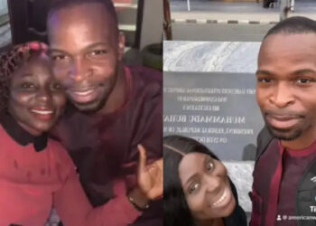 “Is It True Love?”- Reactions As Nigerian Lady Marries American Man She Met Online After 6 Months Of Dating