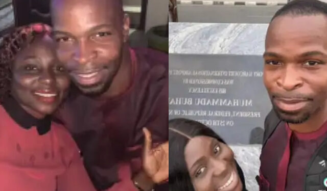 “Is It True Love?”- Reactions As Nigerian Lady Marries American Man She Met Online After 6 Months Of Dating