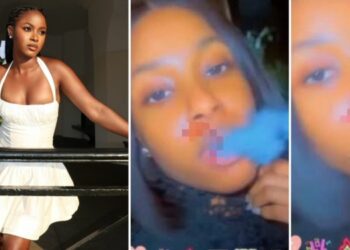 Ex-BBNaija, Bella Video Of Smoking Shisha Breaks The Internet As Netizens Digs It Out