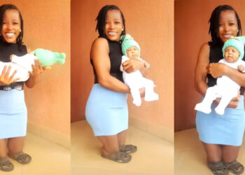 Physically challenged lady Chiwetalu Charity Celebrates the Birth of Her Baby with Joyful Dance despite her condition