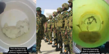 Shocking Video: Nigerian Soldier Exposes Pathetic Food Rations Amidst Battle Against Terrorists