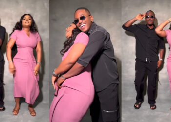 Amidst wedding : Actress bimbo Ademoye and timini showcase dancing skills you will be expecting at their wedding 