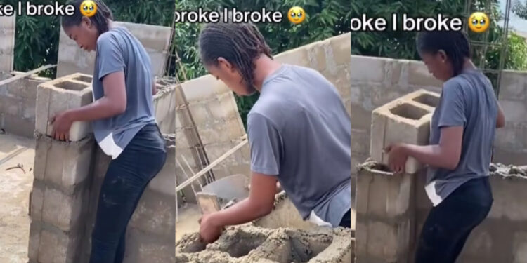 Empowering Video: Lady Takes on Construction Work to Earn Her Own Money