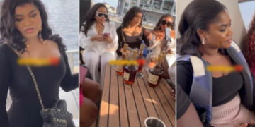 Moyo Lawal, Eniola Ajao, and Others Attend Bobrisky’s Release Party in Lagos (Videos)