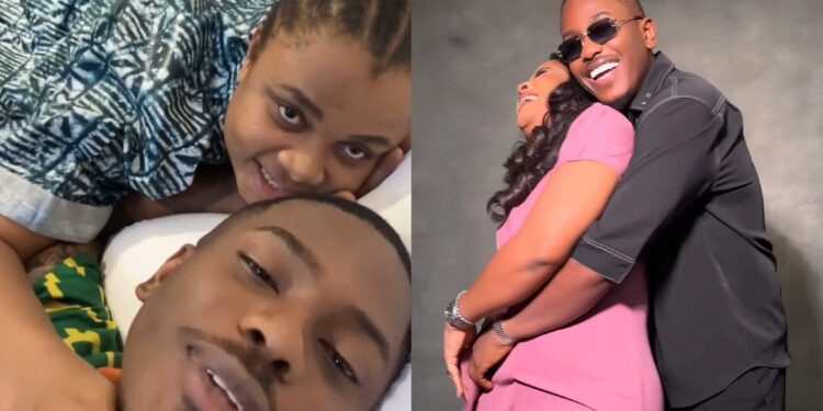 Timini Egbuson stir reactions as he post a bedroom video of him and actress Bimbo Ademoye.