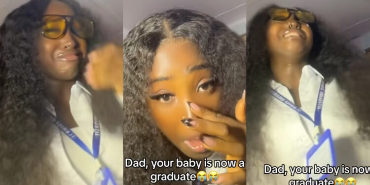 “Daughter’s Heartfelt Tribute to Late Dad on Graduation Day Brings Tears to Many”