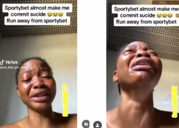 Nigerian Lady breaks down Crying after losing Huge amount of money to Football Betting