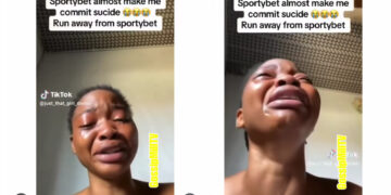 Nigerian Lady breaks down Crying after losing Huge amount of money to Football Betting