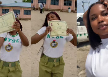 Nigerian Corps Who Just Finished Her NYSC Program Get Retained by The Organization Where She Served 