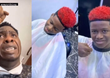 Video Of G.O.E meeting barber chair on the street for the very first time surface the internet 