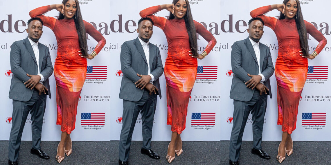 reaction trailing as photo of chinenye and MI Abaga surface the internet, Fans see it as disrespecting for resting her hands on he’s head