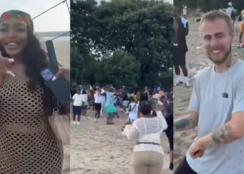 Nigerians Host  Beach Party With Shocking Turnup Amidst Ongoing UK Protest