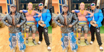 “Aw I wan take explain give my children say this guy na celebrity” Hilarious reactions as portable pose close to his look alike status 