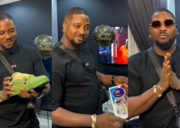 She is totally win the award of best wife of the year – Lady celebrate her husband on his birthday with 32 gifts as he turns 32.