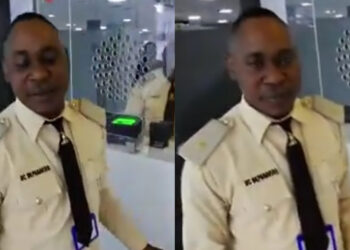Viral Video: Nigerian Immigration Officer Begs Tourist  Due To Hardship Unknowingly Recorded