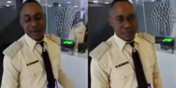 Viral Video: Nigerian Immigration Officer Begs Tourist  Due To Hardship Unknowingly Recorded