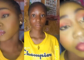 “After all my teaching, see what my girls did”. Nigerian woman expresses frustration as she reveals the makeup done by her girls Learning work under her