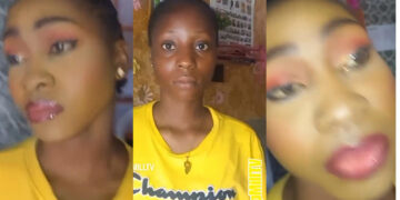 “After all my teaching, see what my girls did”. Nigerian woman expresses frustration as she reveals the makeup done by her girls Learning work under her