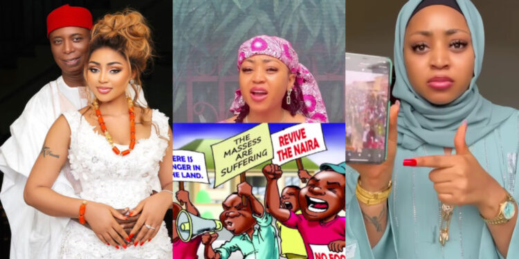 Ned Nwoko Commends Wife Regina Daniels for Speaking Out on Nationwide Protest