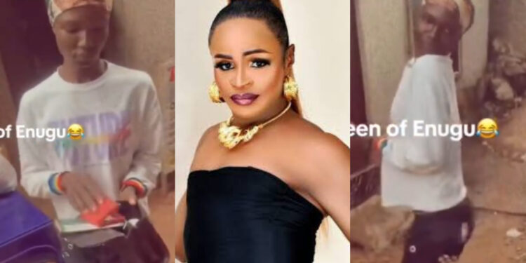 “Queen of Enugu Speaks Out After Area Mama’s Tragic Passing: Facing Harassment for Choosing to Live as a Woman in Nigeria”