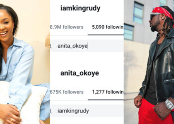 Netizens React As Paul Okoye and Anita Okoye unfollow each other on Instagram