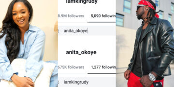 Netizens React As Paul Okoye and Anita Okoye unfollow each other on Instagram