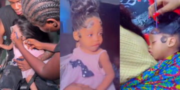 1-Year-Old Baby Gets Salon-Styled Hair, Sparking Concerns Over Scalp Health