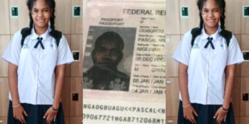 The 18-year-old Philippines-born Oyinbo lady, that was searching for her Nigerian father reportedly finds him.